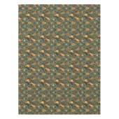 William Morris Woodland Floral Rabbits Christmas Tafelkleed (Voorkant)