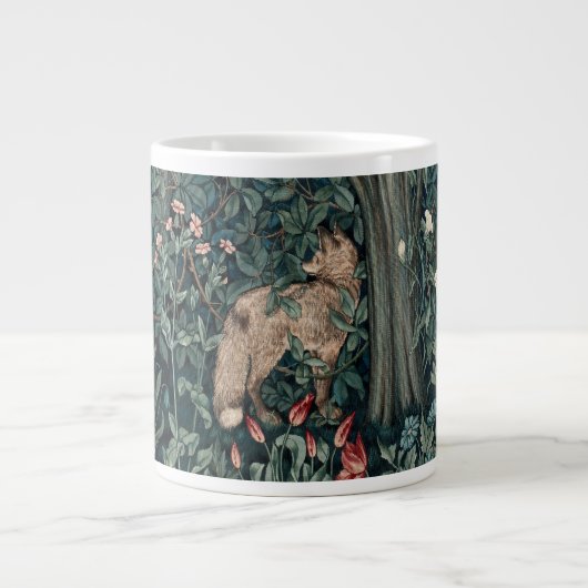 William Morris Woodland Tapestry Fox Extra Grote Beker (Voorkant)