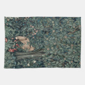 William Morris Woodland Tapestry Fox Theedoek (Horizontaal)
