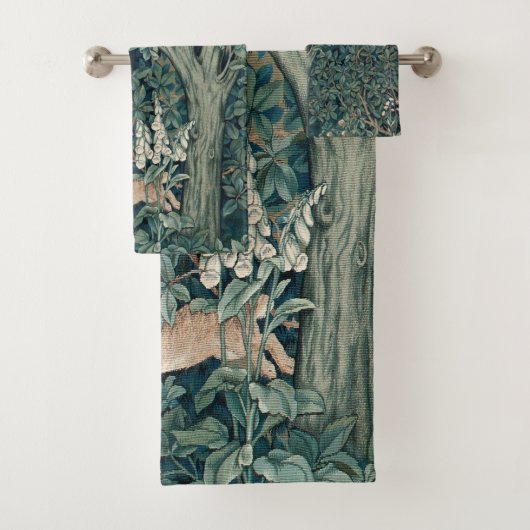 William Morris Woodland Tapestry Rabbits (En situation)