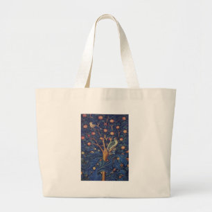 William Morris Woodpecker Tapestry Arts & Crafts Grote Tote Bag