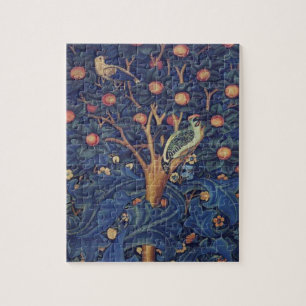 William Morris Woodpecker Tapestry Arts & Crafts Legpuzzel