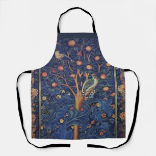 William Morris Woodpecker Tapestry Arts & Crafts Schort