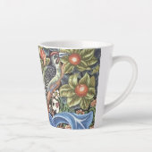 William Morris Woodpecker Tapestry Floral  Latte Mok (Rechts)