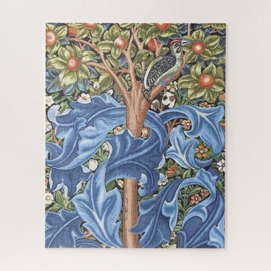 William Morris Woodpecker Tapestry Floral  Legpuzzel (Verticaal)