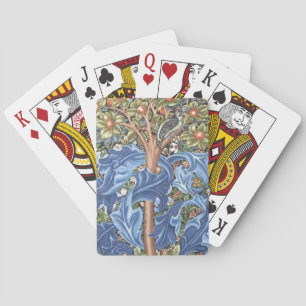 William Morris Woodpecker Tapestry Floral Pokerkaarten