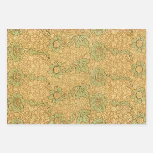 William Morris Wrapping Paper Flat SET (Voorkant 2)