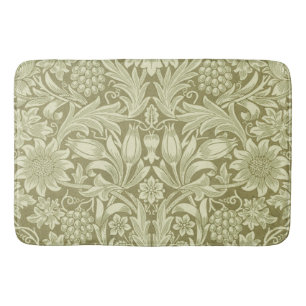 William Morris Zonnebloem Groene Bloem Badmat