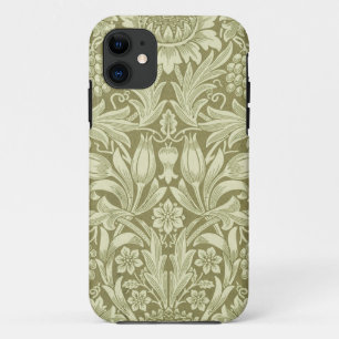 William Morris Zonnebloem Groene Bloem iPhone 11 Hoesje