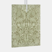 William Morris Zonnebloem Groene Bloem Glas Ornament (Voorkant Rechts)