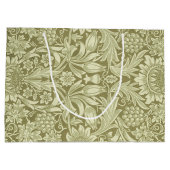 William Morris Zonnebloem Groene Bloem Groot Cadeauzakje (Achterkant)