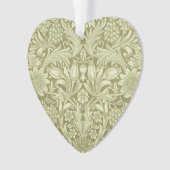 William Morris Zonnebloem Groene Bloem Ornament (voorkant)