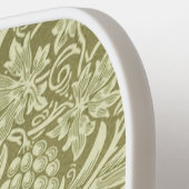 William Morris Zonnebloem Groene Bloem Pickleball Paddle (Links Detail)