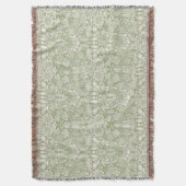 William Morris  Zonnebloem Lichtgroen Deken (Voorkant Verticaal)