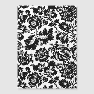 William Morris Zwart Wit Venetiaans Bloemmotief