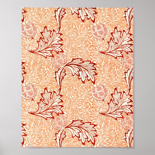 William Morris's beroemde Apple-patroon Poster (Voorkant)