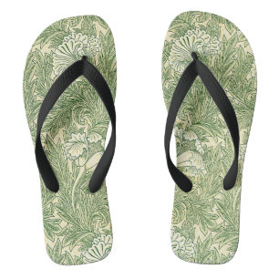 William Morris's beroemde patroon van Tulip Teenslippers