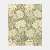 William Morris's chrysanthemumpatroon Fleece Deken (Voorkant)