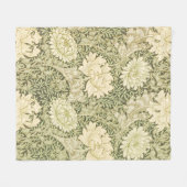 William Morris's chrysanthemumpatroon Fleece Deken (Voorkant (Horizontaal))