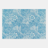 William Morris's Marigold Blue White Pattern Inpakpapier Vel (Voorkant 2)