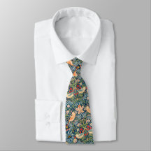 William Morris's Strawberry Thief patroon