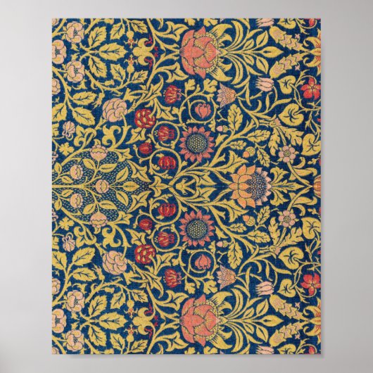 William Morris's Violet and Columbine beroemd Poster (Voorkant)