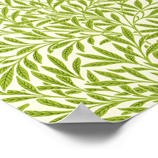 William Morris's Willow-patroon Poster (Hoek)