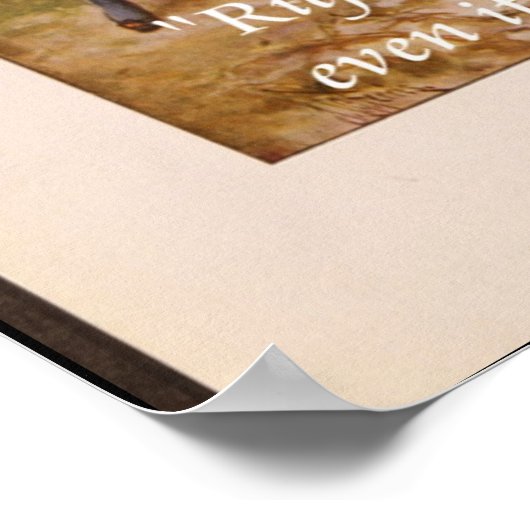 William Penn "Right Is Right" Citation Poster (Coin)