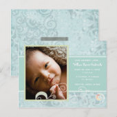 William Renee Faire-part de naissance (Devant / Derrière)