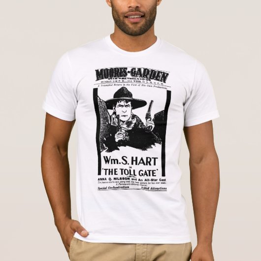 William S. Hart 1920 poster T-shirt (Voorkant)