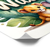 William Safari Nursery Wall Art Poster (Hoek)