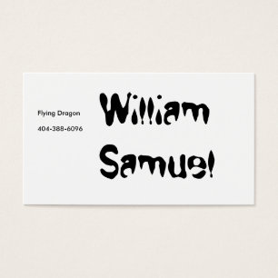 William Samuel, dragon de vol