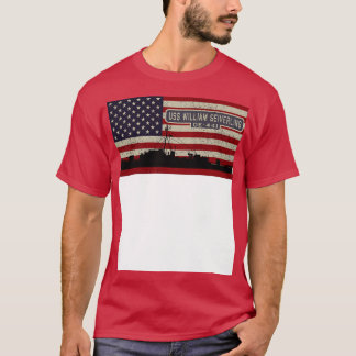 William Seiverling DE441 Destroyer Escort Schip Di T-shirt