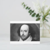 William Shakespeare Briefkaart (Staand voorkant)