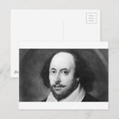 William Shakespeare Briefkaart (Voorkant / Achterkant)