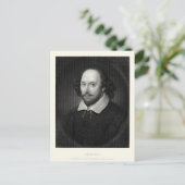 William Shakespeare Briefkaart (Staand voorkant)