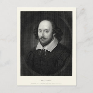 William Shakespeare Briefkaart