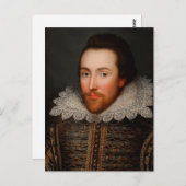 William Shakespeare Briefkaart (Voorkant / Achterkant)