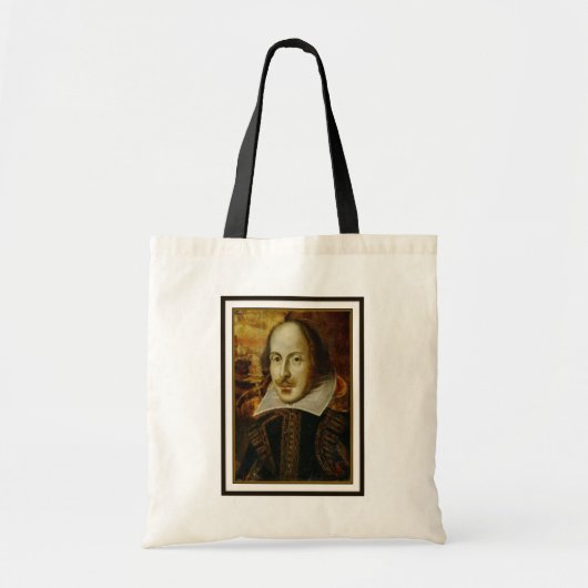 William Shakespeare Canvas Grocery Tas (Voorkant)