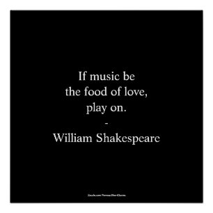 William Shakespeare citaat - Liefde Perfect Poster