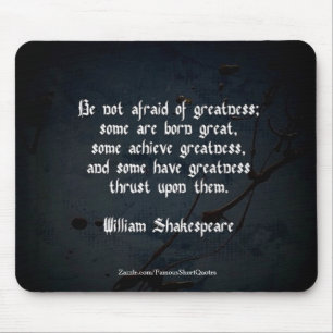 William Shakespeare citaat Muismat