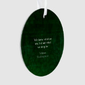 William Shakespeare Citation Sur Les Possibilités (devant)