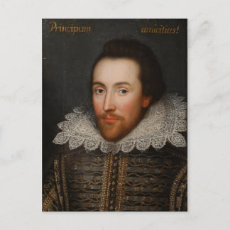 William Shakespeare Cobbe Portrait circa 1610 Briefkaart