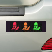 William Shakespeare Collage Bumpersticker (Op auto)