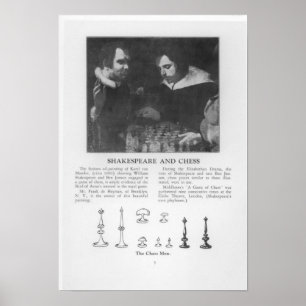 William Shakespeare en Ben Jonson Poster