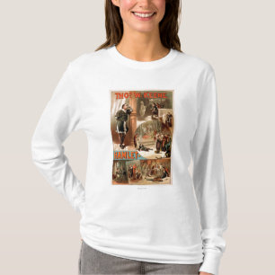 William Shakespeare "Hamlet" Theater Poster T-shirt