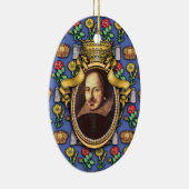 William Shakespeare Keramisch Ornament (Rechts)