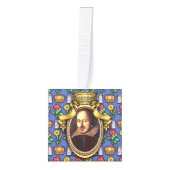 William Shakespeare Kubus Ornament (Voorkant)