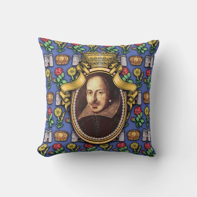 William Shakespeare Kussen (Voorkant)