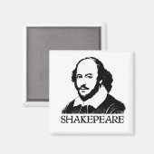 William Shakespeare Magneet (Voorkant / Achterkant)